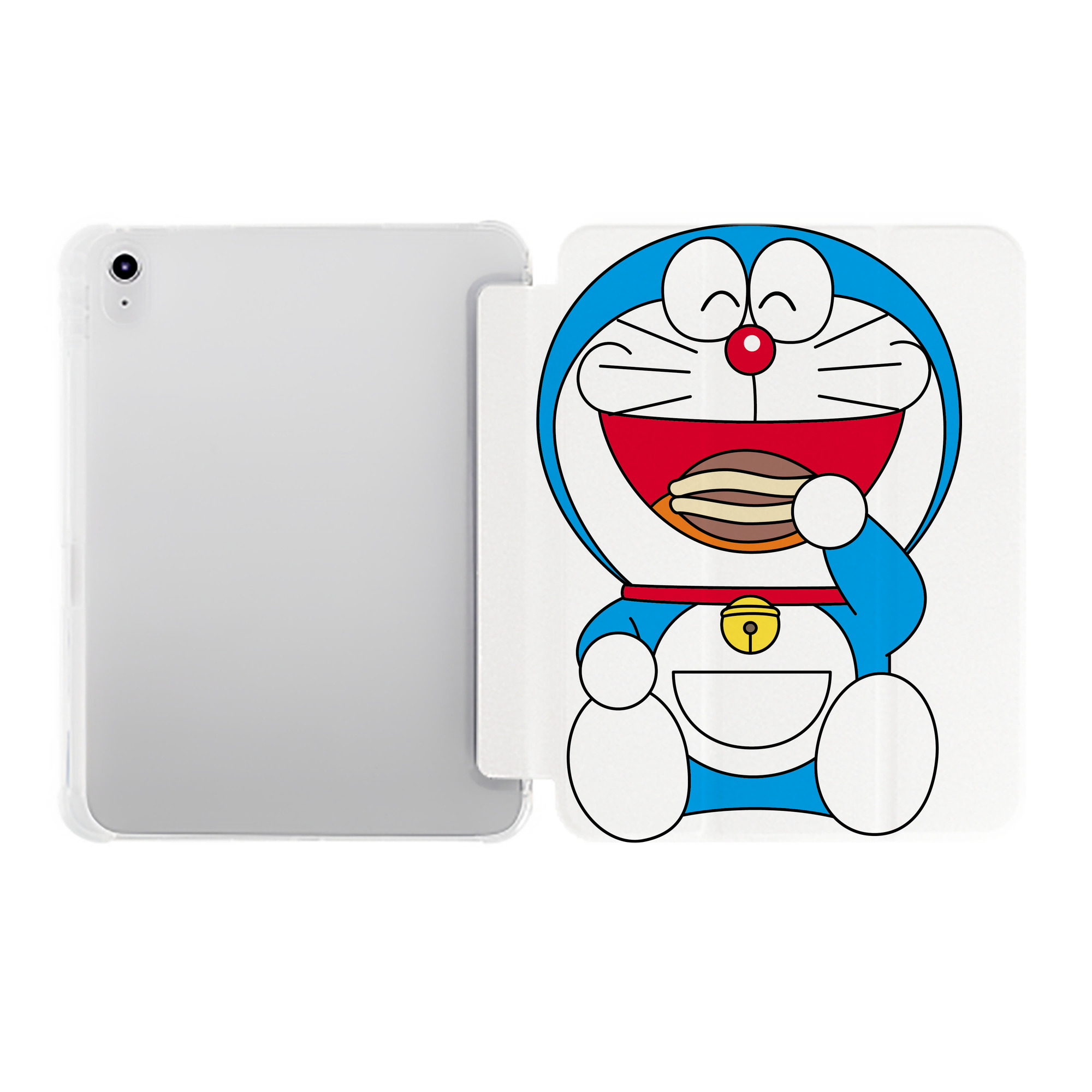 （画像用） ドラえもん Doraemon IPad ケース ペン収納付き 三つ折りスタンド PUレザー×シリコン 対応機種9.5/10.5/10.9インチ
